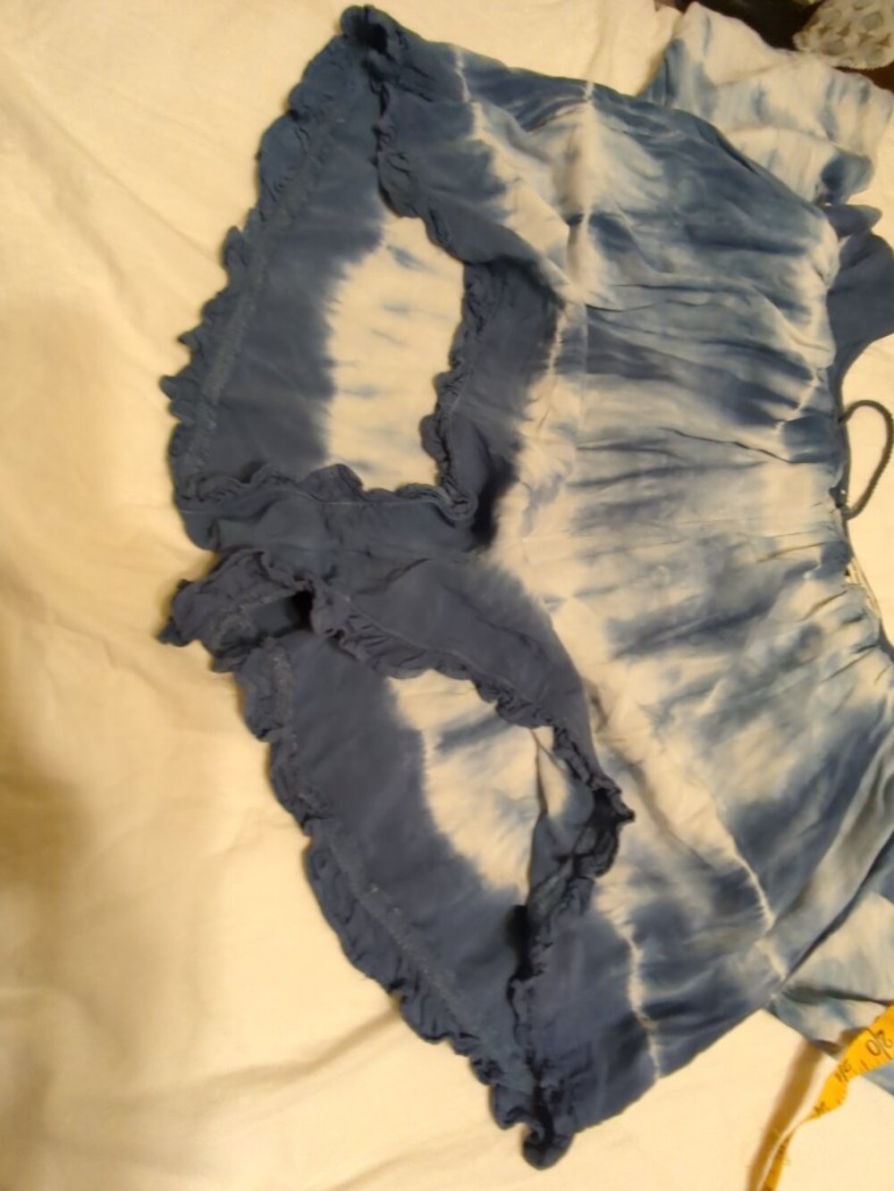 L π ππ Boho Long Sleeve Tie Dye Romper Shorts - Picture 14 of 16